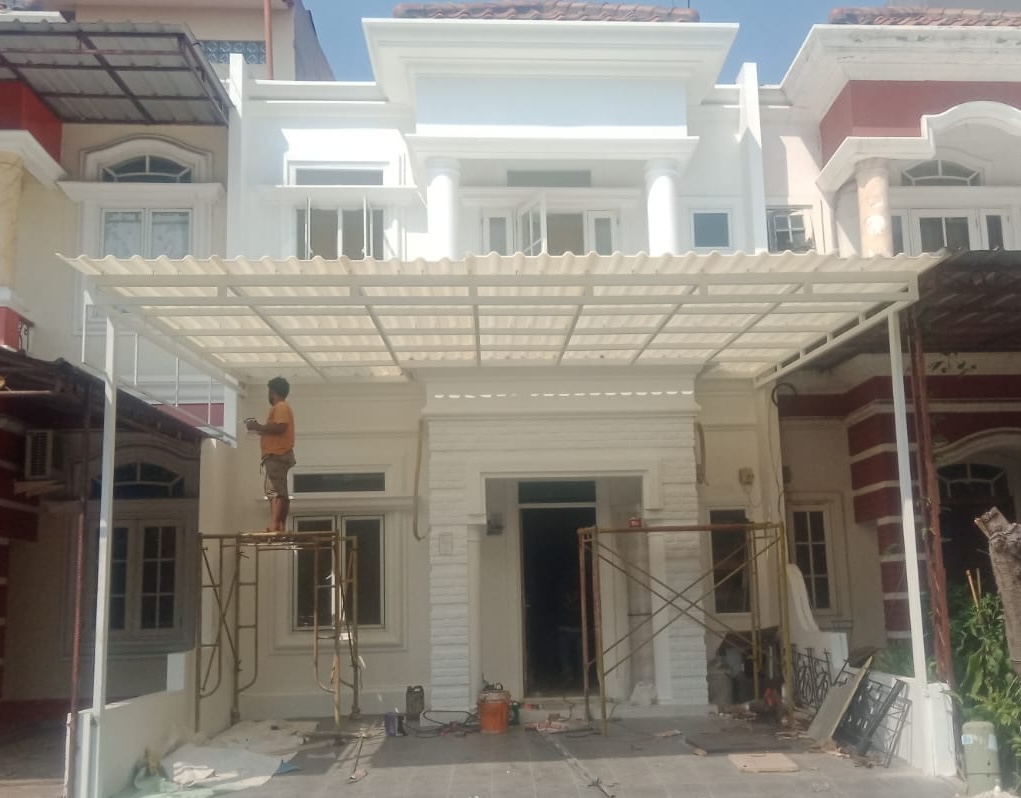 Jasa Pasang Kanopi Alderon R830 Twinwall Jabodetabek