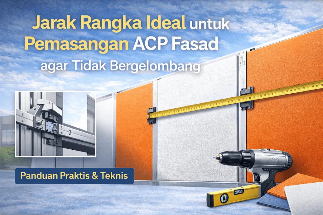 Jarak Rangka Ideal untuk Pemasangan ACP
